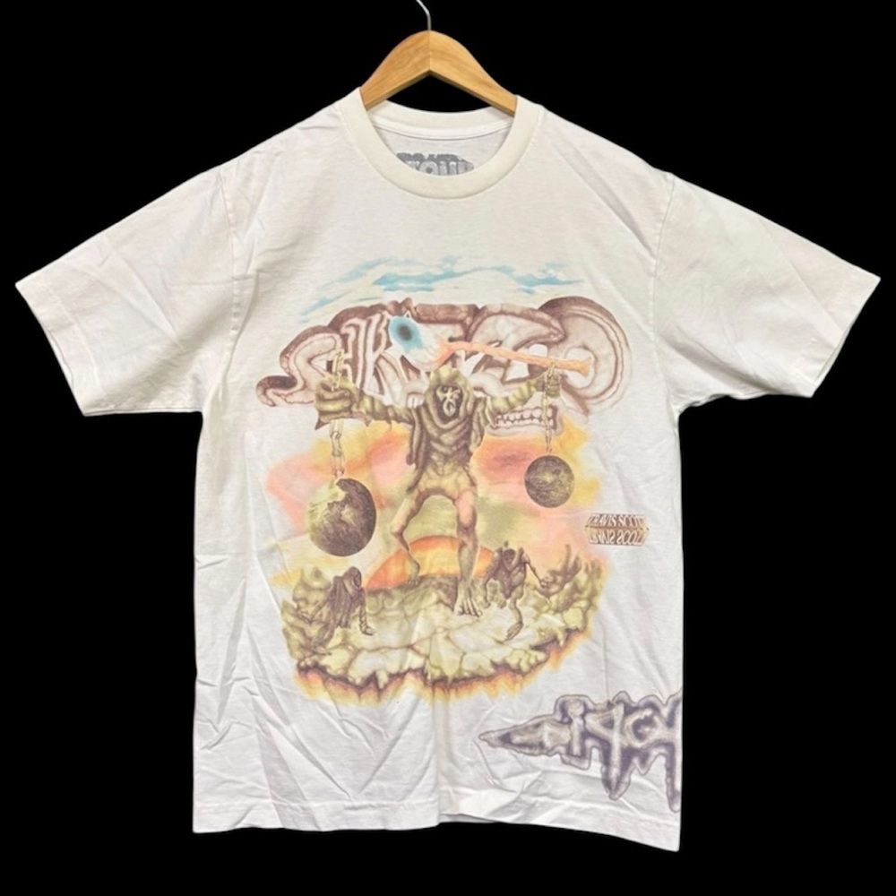 Travis Scott, cactus Jack, White Graphic Short Sleeve Tee New